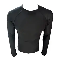 AQUA&MODA - LICRA CON PROTECCION UV AQUAMODA LAMSL UNISEX NEGRO SIN LOGO