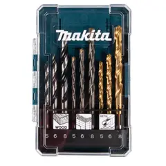MAKITA - Estuche de Brocas de Metal Madera y Hormigón D-71962