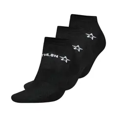 TRIATHLON - Medias Urbano Hombre Pack3 Negro
