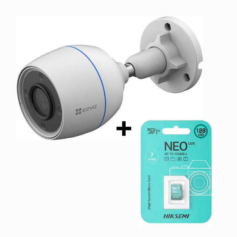 Cámara de Seguridad para Exteriores H3C 2MP Full HD + SD 128 gb
