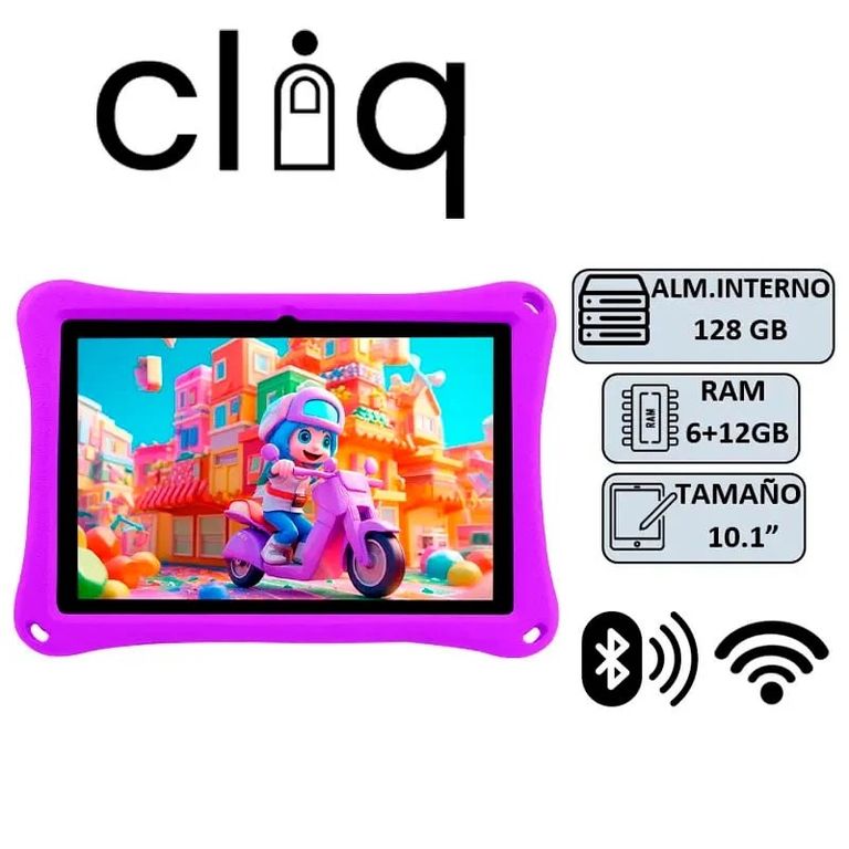 TABLET CLIQ CP20 V2 6+12GB 128GB 101 MORADO