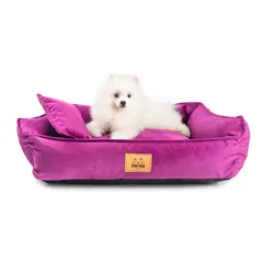 GENERICO - CAMA PARA PERRO TALLA XL - MORADO - HIPOALERGÉNICA