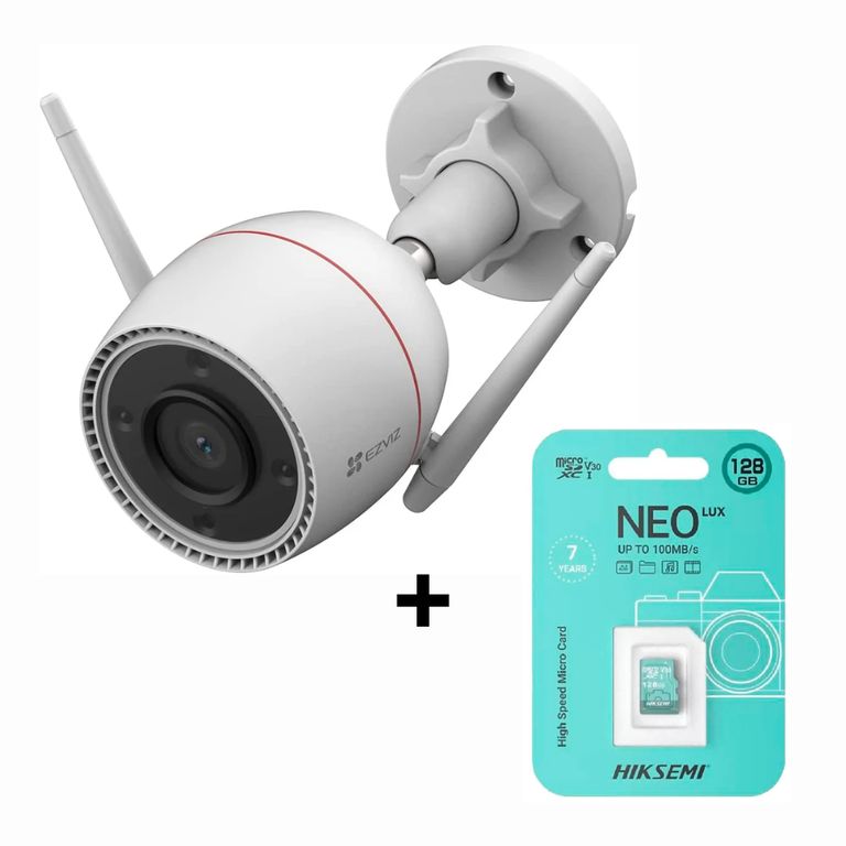 Cámara de Seguridad para Exteriores H3 5MP 3K + SD 64GB