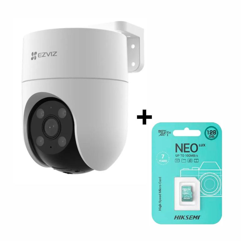 Cámara de Seguridad para Exteriores H8C 2MP + SD 128GB