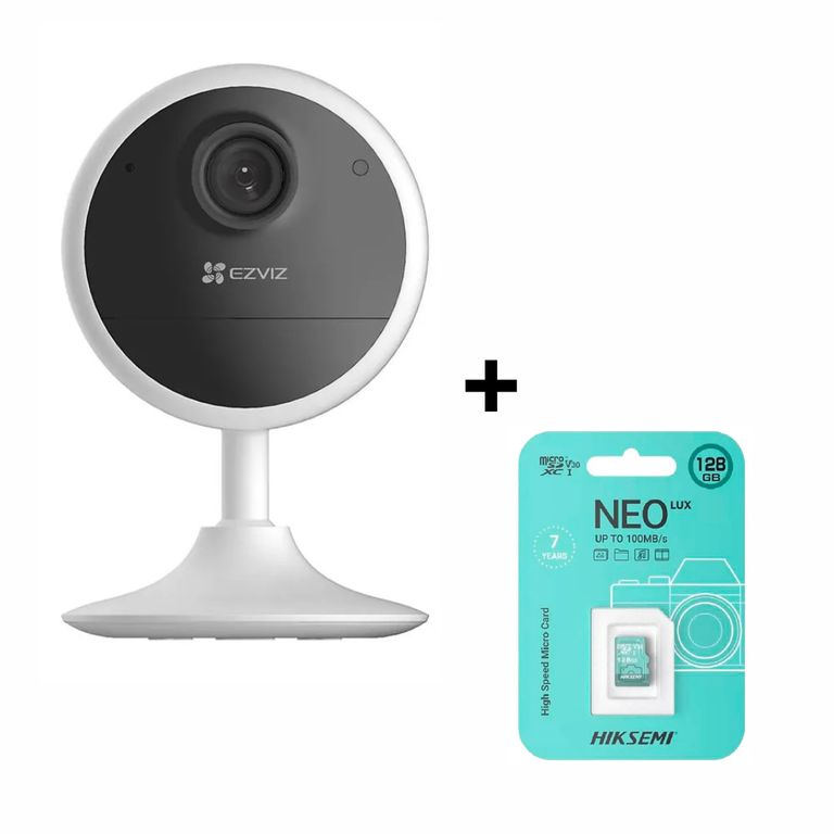 Cámara de Seguridad para Interiores CON BATERIA CB1 2MP + SD 128gb