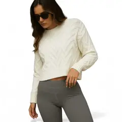 AMA OUTFITTERS - SWEATER TEJIDO EN HILO ASPEN