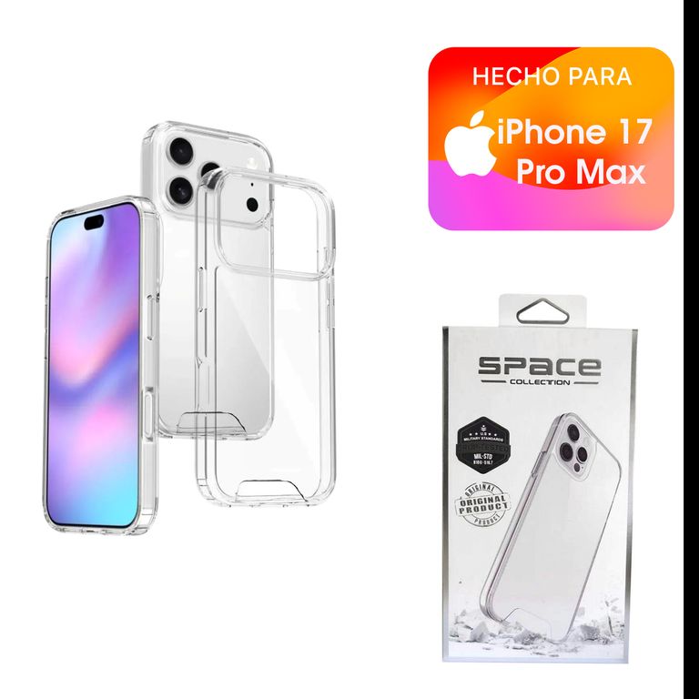 Case Para Iphone 17 Pro Max Transparente