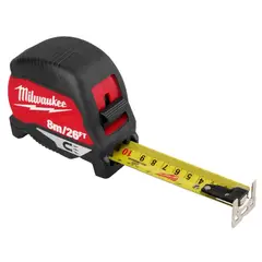 MILWAUKEE - CINTA MÉTRICA MAGNÉTICA COMPACTA DE HOJA ANCHA DE 8 M/26 PIES 48-22-1226M