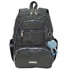 KENGAR - Mochila Modelo Print A4 - Plomo