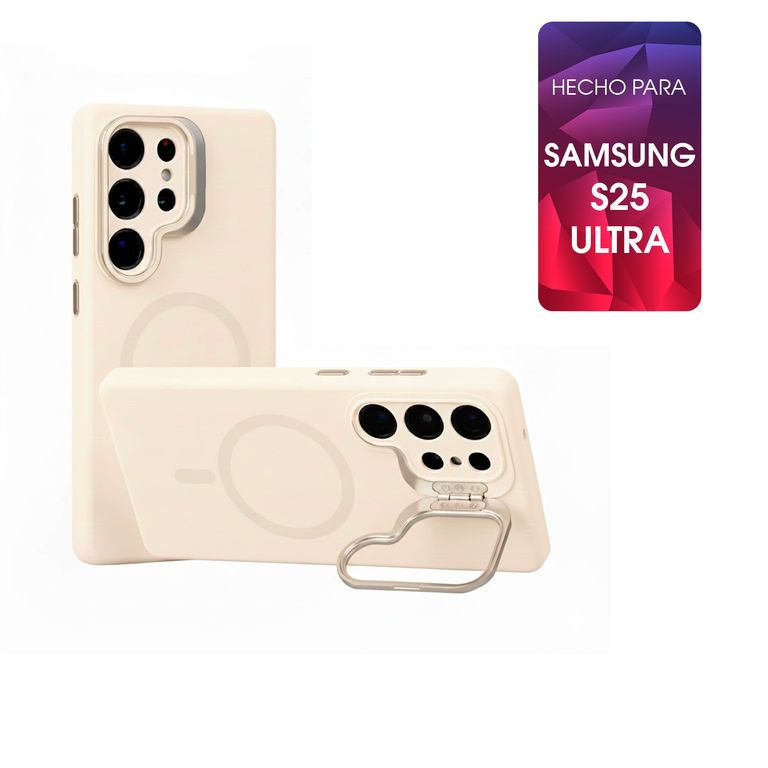 Silicone Case con MagSafe y Parante Para Samsung S25 Ultra Sin Marca