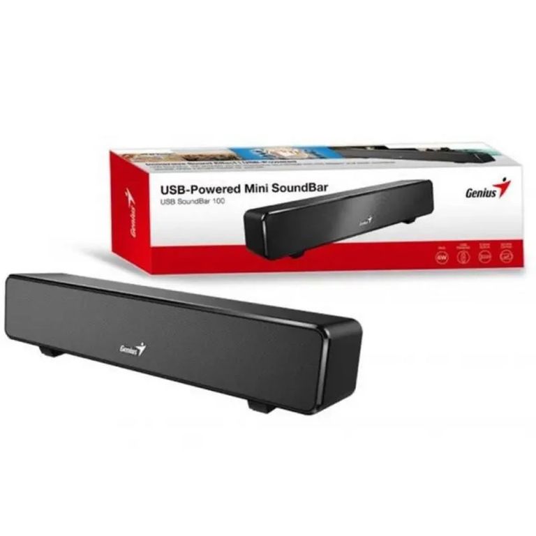 Parlante Soundbar Sound Bar 100 Mini 6W USB Negro