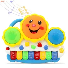 GENERICO - Juguete Didáctico Sol con Piano Musical y Luces para Bebés