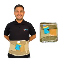 SALUX - FAJA LUMBO SACRO ALUMINIO TALLA XL