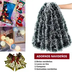 GENERICO - Set de adornos navideños para decorar tu casa esta navidad