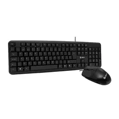 TEROS - TECLADO Y MOUSE TE-4062N USB NEGRO