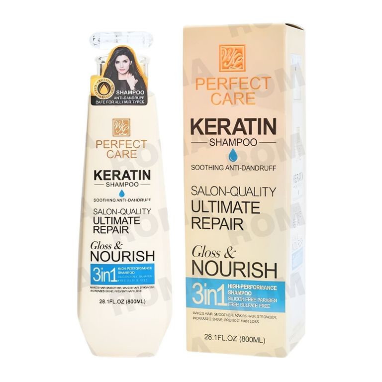 SHAMPOO KERATINA 3 EN 1 800ML PERFECT CARE