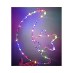 GENERICO - Luces de Navidad LED Navideña de Estrella Multicolor Decoración Grande Ventanas Paredes Mamparas