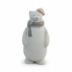 GENERICO - Oso Polar con Gorra y Bufanda