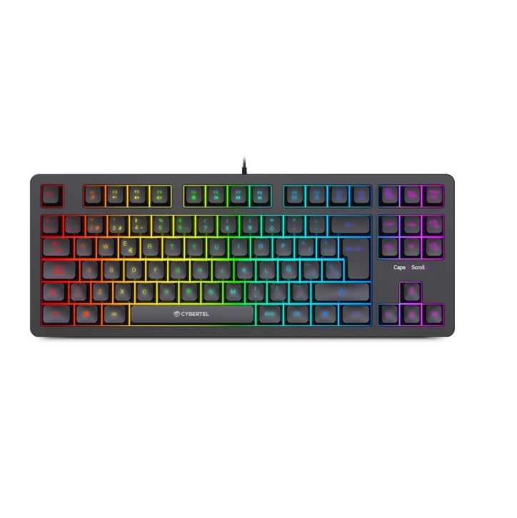 Teclado Gamer RainbowLED Negro Killer CYB K501