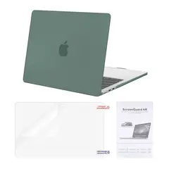 GENERICO - Case + Protector de pantalla para Macbook Air 13.6 M4 M3 M2 - VERDE
