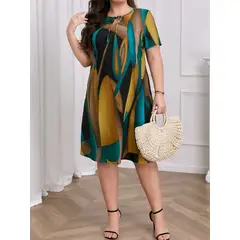 GENERICO - Vestido Corto Mujer - Talla 4 XL