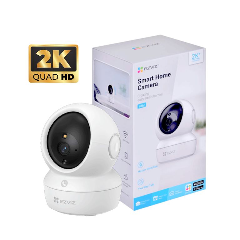 CÁMARA DE SEGURIDAD EZVIZ H6C PRO 2K WIFI CON ROTACIÓN