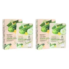 WOKALI - PACK 2 MASCARILLA FACIAL PEPINO 10UND