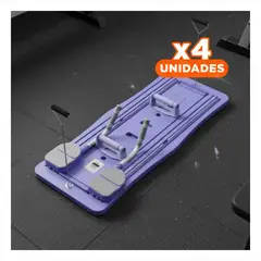 GENERICO - Pack4 Banco de Entrenamiento Multiple para Entrenamiento Diario y Fitness Lila Y+Regalo Sticker