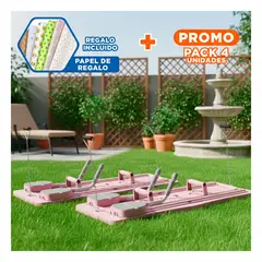 GENERICO - Pack4 Banco de Entrenamiento Multiple para Gimnasio Personal y Entrenamiento Ros Y+Papel Regalo