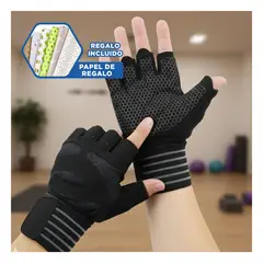 GENERICO - Calleras S con Protección de Muñeca Pro de Negro Y+Papel Regalo