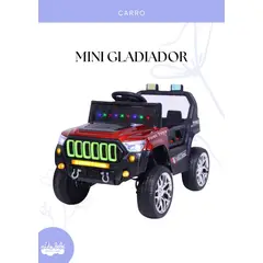 GENERICO - Carro a bateria para niños - MINI GLADIADOR ROJO