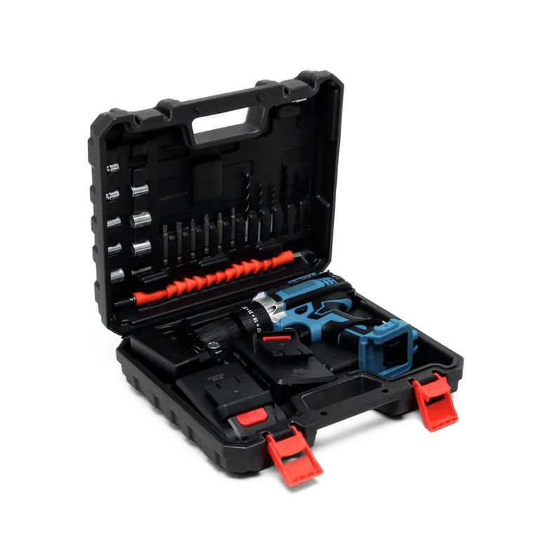 TALADRO CON DOBLE BATERIA DE 180V + PISTOLA PARA CLAVOS FULMINANTES