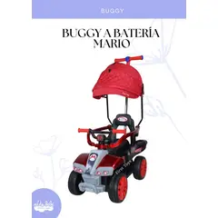 FIRST TOY - BUGGY A BATERIA   "MARIO"- ROJO