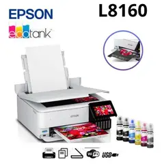 EPSON - IMPRESORA  FOTOGRAFICA ECOTANK L8160 MULTIFUNCIONAL -WIFI-RED