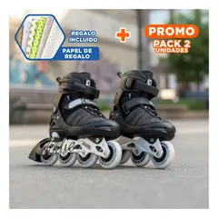 GENERICO - Pack2 Patines Urbanos de Larga Duracion para Uso Diario y Cuidado Deportivo Y+Papel Regalo