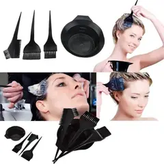 GENERICO - Pack2 Kit para Teñir Cabello de Brochas y Cepillos con Bol