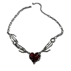 GENERICO - Collar Garra de Calavera Gótica