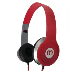 GENERICO - Audífonos Alámbricos TITI con Micrófono - Rojo