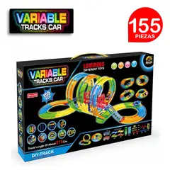 VT - Pistas de carrera luminosa 155 piezas VARIABLE TRACK. 6 CAJAS
