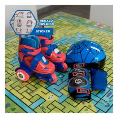 GENERICO - Patines en Linea Kids con Proteccion Completa Ollie para Principiantes Y+Regalo Sticker