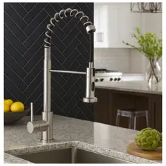 GENERICO - Grifo Profesional de Cocina Acero 304 Diseño Industrial Premium