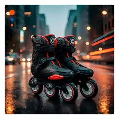 GENERICO - Patines Profesional Bicolor para Uso Deportivo de Elite y Competicion Y+Ligas Regalo