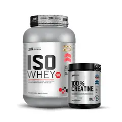 UNIVERSE NUTRITION - Iso Whey 90 1.1 Kg Proteina Isolatada - Vainilla + Creatina 150 g
