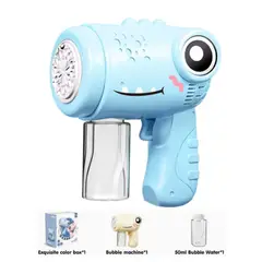 GENERICO - JUGUETES AUTOMÁTICOS DE PISTOLAS DE BURBUJAS DE DINOSAURIOS