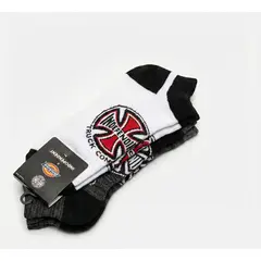 DICKIES - MEDIAS HOMBRE INDEPENDENT SHOW ASSORMENT PAQUET DE 3 GRIS SURT 6/12