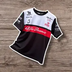 GENERICO - Polo Alfa Romeo Formula1 Camiseta F1 Autos Carrera