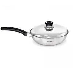RECORD - Sartén Inoxset Acero Inoxidable Tapa Acero N°22