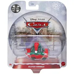 DISNEY PIXAR - Clutch Kringle Santa Claus Cars Wintertime Cruisers - Auto Metal LIGHTNING McQUEEN