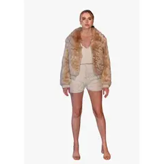 GENERICO - Chaqueta Peletería de alpaca suri