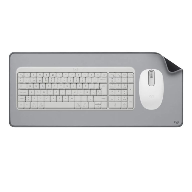 Combo Teclado Bluetooth K250 Mouse M196 Pad mouse Blanco